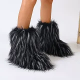 Fashion Warm Furrzy Snow Boots NGZR-0021