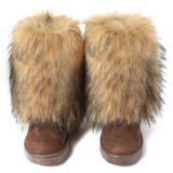 Furrzy Thick-soled Snow Boots NGZR-66218
