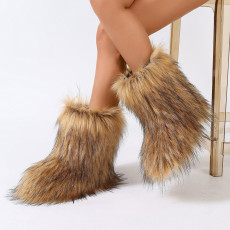 Fashion Warm Furrzy Snow Boots NGZR-0021