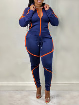 Print Long Sleeve Pants Suit GXKQ-SK511011