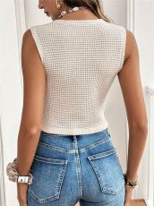 V Neck Vest T Shirt GZYF-1163