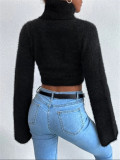 High-Neck Fleece Sweater GZYF-1072