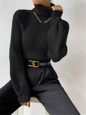 High Collar Knits Pullover Sweater GZYF-1023