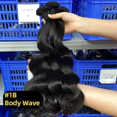 Human Hair Double-Ply Braided Hair Bundle Wig JFDX-97507