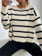 Long Sleeve Stripe Sweater GZYF-1079