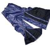 Zip-Off Multi-Pocket Leather Pants YMEF-58035