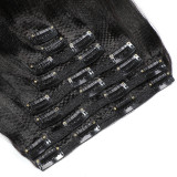 Human Hair Straight Clip In Extension Wig JKLS-80007