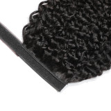 Human Hair Wrap Around Ponytail Wig Kinky Curly JKLS-77058