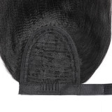 Human Hair Wrapped Ponytail Wig JKLS-46049