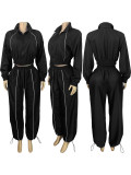 Sports Casual Coat Pants Two Piece Set CH-25052