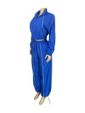 Sports Casual Coat Pants Two Piece Set CH-25052