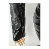 Casual PU Leather Two Piece Pant Set MEM-88674