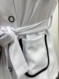 Contrast Color Pockets Tie Up Two Piece Pants Set GQZF-SH5496