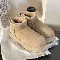 Thick-soled Short Snow Boots (Heel height: 3CM) GDMX-1020