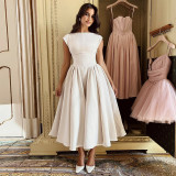 Sleeveless Backless Midi Dress GANY-LB241