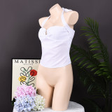 Halterneck Solid Color Backless Tops GFRT-32412TBY