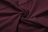 Solid Color Long Sleeve Ruched Mini Dress DLSF-K25D85398