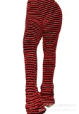 Woolen Striped Sexy Slim-Fit Pants GXHF-Y22342
