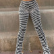 Woolen Striped Sexy Slim-Fit Pants GXHF-Y22342