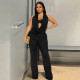 Sexy Halterneck Backless Jumpsuits+Tube Top GYME-K25S81038
