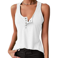 Casual Solid Color Tank Tops GYOU-CX211220