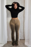Solid Color Fashion Tight Pants GXHF-M80601