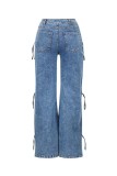 Hollow Out Holes Loose Jeans GXHF-M81011