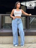 Fashion Denim Loose Straight Jeans GYXN-20805