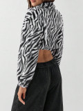 Leopard Print Thickened Plush Coats GYXN-53670