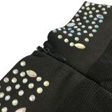 Hot Drill See Through Club Dress BY-5890