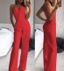 Solid Color Off Shoulder Tube Top Jumpsuit GJMF-96689