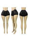 Hot-stamped Solid Color Shorts & Seven-Tenths Pants CH-25068