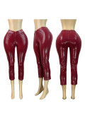 Hot-stamped Solid Color Shorts & Seven-Tenths Pants CH-25068