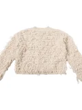Knits Tassel Long Sleeve Button Coats GQNF-F00121CM