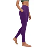 Solid Color Pockets Sport Pants GYZY-6693