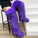 Over-the-knee Fur Snow Boots GHSX-HS