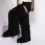 Over-the-knee Fur Snow Boots GHSX-HS