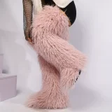 Over-the-knee Fur Snow Boots GHSX-HS