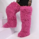 Over-the-knee Fur Snow Boots GHSX-HS