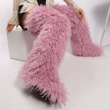 Over-the-knee Fur Snow Boots GHSX-HS