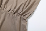 Solid Color Backless Tight Romper GZJQ-K25Q87084