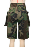 Camouflage Print Multi-pockets Casual Pants SH-391454