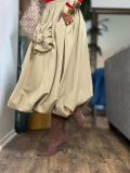 Double-Layer Bubble Lantern Half Body Skirt GYLN-5088