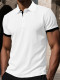 Men's Mesh Ice Silk Color-Blocked Short-Sleeve T-Shirt FLZH-ZT311