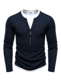 Men's Mesh Ice Silk Color-Blocked Short-Sleeve T-Shirt FLZH-ZT309