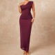 Off Shoulder Solid Color Evening Dress GAXB-W503DS