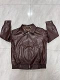 Lapel PU Leather Jacket Coats HHMY-M3566