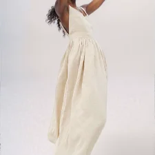 Plus Size Backless Tie Up Bandage Dress GHHE-28518