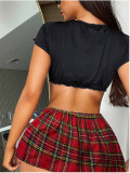 Uniform Temptation Cosplay Student Skirt Set YQ-Z463