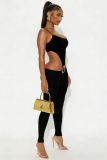 Hollow Out Sling Tight Jumpsuit SHD-9600